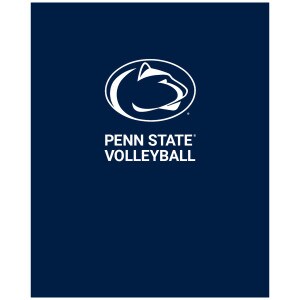 navy folder with Penn State Volleyball below Athletic Logo